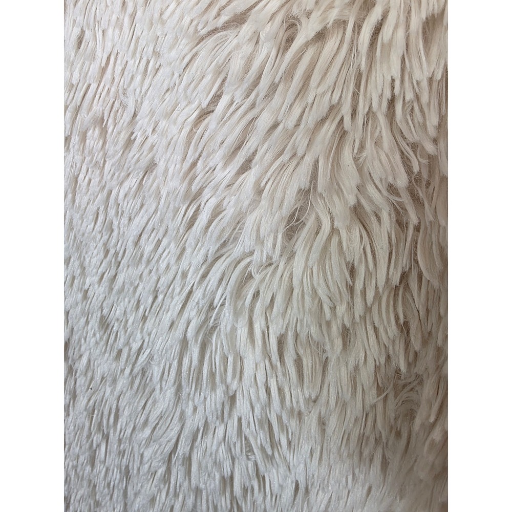Apt. 9 Cream Ivory Shaggy Faux Fur Vest Sleeveless Jacket Womens‎ Size S-M - Picture 5 of 6